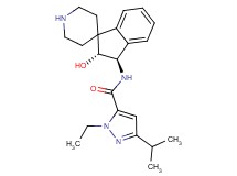 1-ethyl-N-[(2R*,3R*)-2-hydroxy-2,3-dihydrospiro[indene-1,4'-piperidin]-3-yl]-3-isopropyl-1H-pyrazole-5-carboxamide