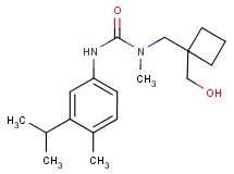N-{[1-(hydroxymethyl)cyclobutyl]methyl}-N'-(3-isopropyl-4-methylphenyl)-N-methylurea
