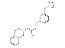 1-[3-(azetidin-1-ylmethyl)phenoxy]-3-(3,4-dihydroisoquinolin-2(1H)-yl)propan-2-ol