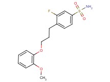 3-fluoro-4-[3-(2-methoxyphenoxy)propyl]benzenesulfonamide