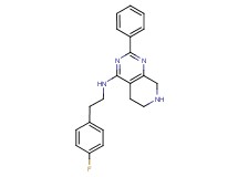 N-[2-(4-fluorophenyl)ethyl]-2-phenyl-5,6,7,8-tetrahydropyrido[3,4-d]pyrimidin-4-amine