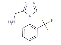 ({4-[2-(trifluoromethyl)phenyl]-4H-1,2,4-triazol-3-yl}methyl)amine