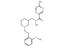 N-({1-[2-(2-methoxyphenyl)ethyl]-3-piperidinyl}methyl)-N,5-dimethyl-2-pyrazinecarboxamide