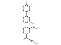 1-(2-butynoyl)-N-(4'-fluoro-3-biphenylyl)-3-piperidinecarboxamide