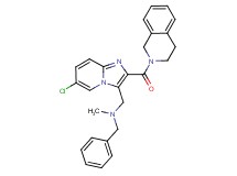 N-benzyl-1-[6-chloro-2-(3,4-dihydro-2(1H)-isoquinolinylcarbonyl)imidazo[1,2-a]pyridin-3-yl]-N-methylmethanamine