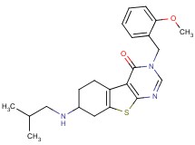 7-(isobutylamino)-3-(2-methoxybenzyl)-5,6,7,8-tetrahydro[1]benzothieno[2,3-d]pyrimidin-4(3H)-one