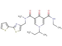 1-sec-butyl-N'-ethyl-N-methyl-4-oxo-N-{[2-(2-thienyl)-1,3-thiazol-4-yl]methyl}-1,4-dihydro-3,5-pyridinedicarboxamide