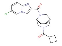 6-chloro-2-{[(1S*,5R*)-3-(cyclobutylcarbonyl)-3,6-diazabicyclo[3.2.2]non-6-yl]carbonyl}imidazo[1,2-a]pyridine