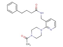 N-{[2-(4-acetyl-1-piperazinyl)-3-pyridinyl]methyl}-4-phenylbutanamide