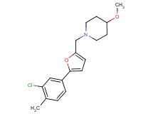 1-{[5-(3-chloro-4-methylphenyl)-2-furyl]methyl}-4-methoxypiperidine