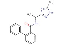 N-[1-(5-methyl-1H-1,2,4-triazol-3-yl)ethyl]biphenyl-2-carboxamide