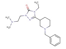 5-(1-benzylpiperidin-3-yl)-2-[2-(dimethylamino)ethyl]-4-ethyl-2,4-dihydro-3H-1,2,4-triazol-3-one
