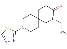 2-ethyl-9-(1,3,4-thiadiazol-2-yl)-2,9-diazaspiro[5.5]undecan-3-one