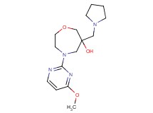 4-(4-methoxypyrimidin-2-yl)-6-(pyrrolidin-1-ylmethyl)-1,4-oxazepan-6-ol