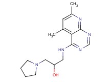 1-[(5,7-dimethylpyrido[2,3-d]pyrimidin-4-yl)amino]-3-pyrrolidin-1-ylpropan-2-ol
