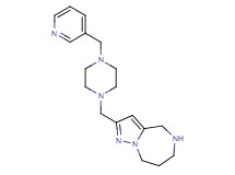 2-{[4-(3-pyridinylmethyl)-1-piperazinyl]methyl}-5,6,7,8-tetrahydro-4H-pyrazolo[1,5-a][1,4]diazepine