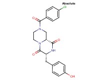 (3R,9aR)-8-(4-chlorobenzoyl)-3-(4-hydroxybenzyl)tetrahydro-2H-pyrazino[1,2-a]pyrazine-1,4(3H,6H)-dione