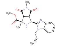 methyl (1R*,3S*,3aR*,6aS*)-3-(1-allyl-1H-benzimidazol-2-yl)-1,5-dimethyl-4,6-dioxooctahydropyrrolo[3,4-c]pyrrole-1-carboxylate