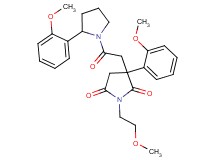 1-(2-methoxyethyl)-3-(2-methoxyphenyl)-3-{2-[2-(2-methoxyphenyl)-1-pyrrolidinyl]-2-oxoethyl}-2,5-pyrrolidinedione