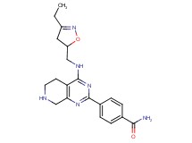 4-(4-{[(3-ethyl-4,5-dihydroisoxazol-5-yl)methyl]amino}-5,6,7,8-tetrahydropyrido[3,4-d]pyrimidin-2-yl)benzamide