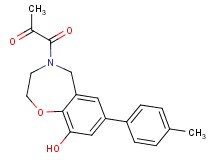 1-[9-hydroxy-7-(4-methylphenyl)-2,3-dihydro-1,4-benzoxazepin-4(5H)-yl]-1-oxoacetone