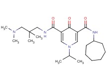 N-cycloheptyl-N'-[3-(dimethylamino)-2,2-dimethylpropyl]-1-isopropyl-4-oxo-1,4-dihydro-3,5-pyridinedicarboxamide