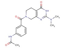 N-(3-{[2-(dimethylamino)-4-oxo-4,5,6,8-tetrahydropyrido[3,4-d]pyrimidin-7(3H)-yl]carbonyl}phenyl)acetamide