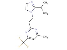 2-[2-(2-isopropyl-1H-imidazol-1-yl)ethyl]-4-methyl-6-(trifluoromethyl)pyrimidine