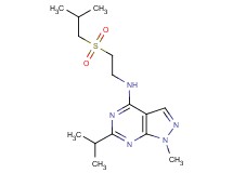 N-[2-(isobutylsulfonyl)ethyl]-6-isopropyl-1-methyl-1H-pyrazolo[3,4-d]pyrimidin-4-amine