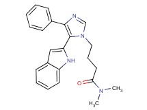 4-[5-(1H-indol-2-yl)-4-phenyl-1H-imidazol-1-yl]-N,N-dimethylbutanamide