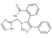2-[1-(1H-imidazol-2-ylmethyl)-4-phenyl-1H-imidazol-5-yl]benzoic acid