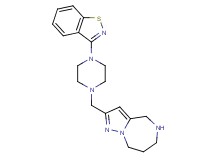 2-{[4-(1,2-benzisothiazol-3-yl)-1-piperazinyl]methyl}-5,6,7,8-tetrahydro-4H-pyrazolo[1,5-a][1,4]diazepine dihydrochloride