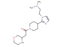 N,N-dimethyl-2-{2-[1-(3-morpholinylacetyl)-4-piperidinyl]-1H-imidazol-1-yl}ethanamine