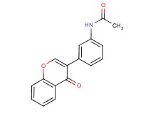 N-[3-(4-oxo-4H-chromen-3-yl)phenyl]acetamide