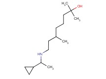 8-[(1-cyclopropylethyl)amino]-2,6-dimethyl-2-octanol