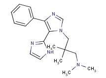N,N,2,2-tetramethyl-3-(5'-phenyl-1H,3'H-2,4'-biimidazol-3'-yl)propan-1-amine