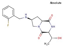 (3S,7S,8aS)-7-[(2-fluorobenzyl)amino]-3-[(1R)-1-hydroxyethyl]hexahydropyrrolo[1,2-a]pyrazine-1,4-dione