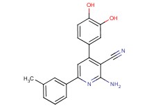 2-amino-4-(3,4-dihydroxyphenyl)-6-(3-methylphenyl)nicotinonitrile