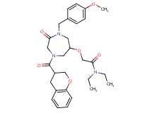 2-{[4-(3,4-dihydro-2H-chromen-3-ylcarbonyl)-1-(4-methoxybenzyl)-2-oxo-1,4-diazepan-6-yl]oxy}-N,N-diethylacetamide