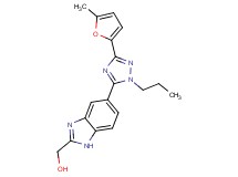 {5-[3-(5-methyl-2-furyl)-1-propyl-1H-1,2,4-triazol-5-yl]-1H-benzimidazol-2-yl}methanol