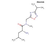 N~1~-[(3-isopropyl-1,2,4-oxadiazol-5-yl)methyl]-N~1~-methyl-D-leucinamide