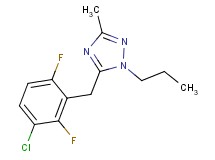 5-(3-chloro-2,6-difluorobenzyl)-3-methyl-1-propyl-1H-1,2,4-triazole