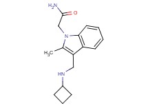 2-{3-[(cyclobutylamino)methyl]-2-methyl-1H-indol-1-yl}acetamide