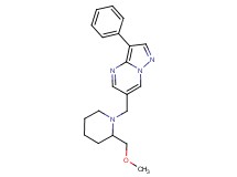 6-{[2-(methoxymethyl)piperidin-1-yl]methyl}-3-phenylpyrazolo[1,5-a]pyrimidine