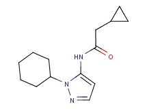 N-(1-cyclohexyl-1H-pyrazol-5-yl)-2-cyclopropylacetamide