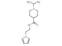 1-isopropyl-N-[2-(1H-pyrrol-1-yl)ethyl]-4-piperidinecarboxamide