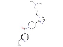 (3-{2-[1-(2-ethylisonicotinoyl)piperidin-4-yl]-1H-imidazol-1-yl}propyl)dimethylamine