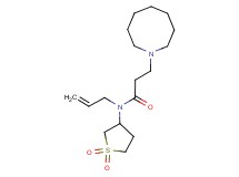 N-allyl-3-azocan-1-yl-N-(1,1-dioxidotetrahydro-3-thienyl)propanamide