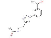 N-(2-{1-[3-(1-hydroxyethyl)phenyl]-1H-imidazol-4-yl}ethyl)acetamide