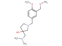 3-[(dimethylamino)methyl]-1-[4-methoxy-3-(methoxymethyl)benzyl]pyrrolidin-3-ol